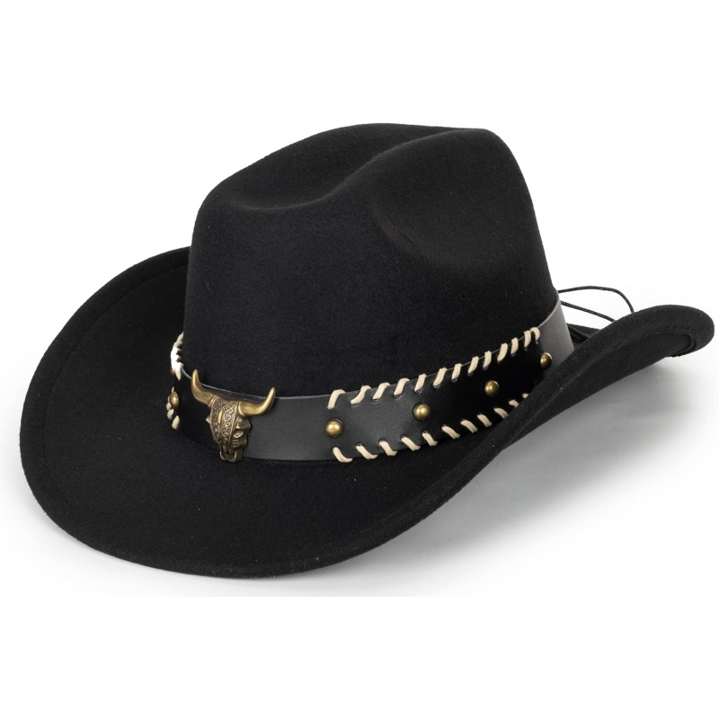 Women's Western Cowboy Hats Studded Pinched