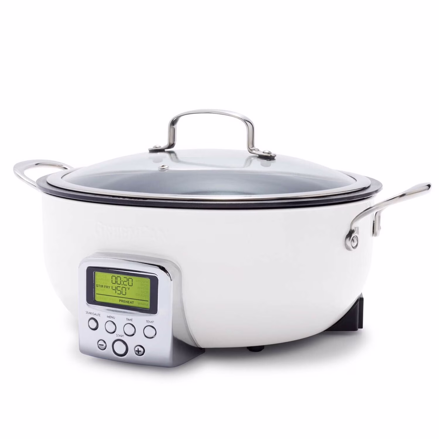 GreenPan Elite 6-Quart Essential Smart Skillet | Black