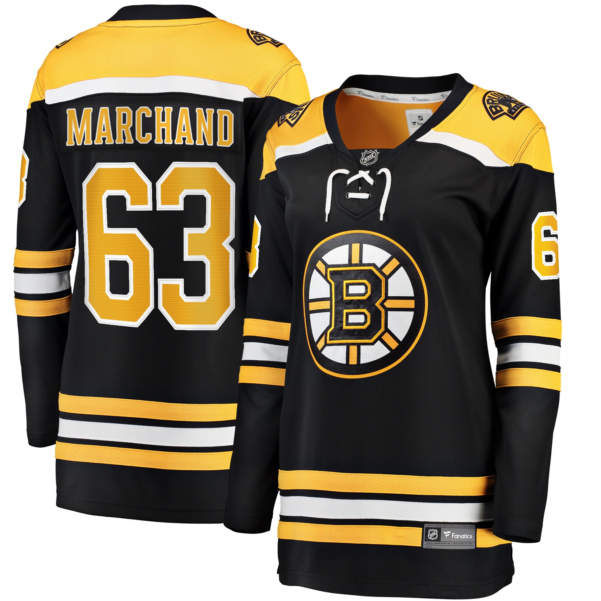 Brad Marchand Boston Bruins Fanatics Women’s Home Breakaway Jersey – Black