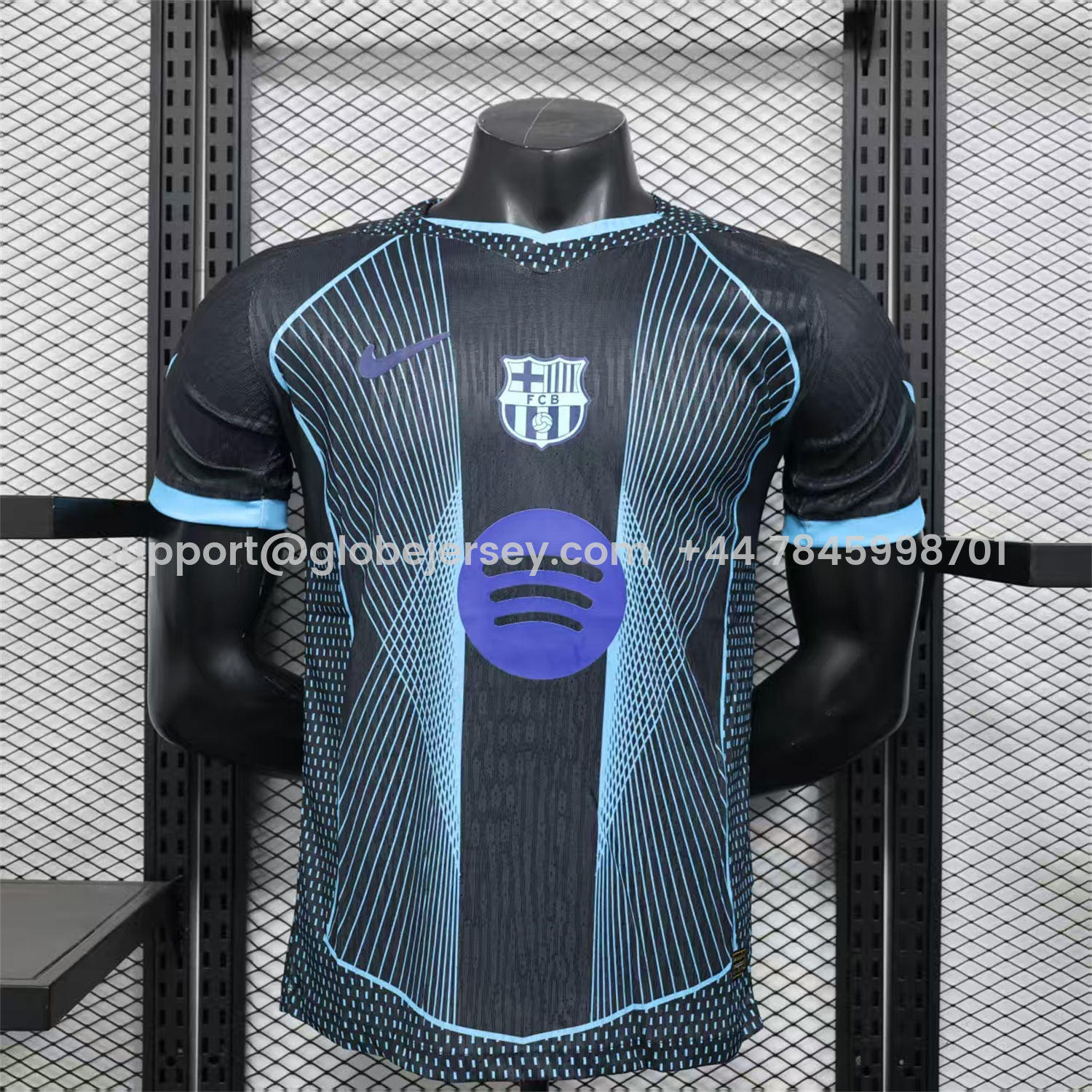 Barcelona 25-26 T90 Black Special Jersey - Player Version