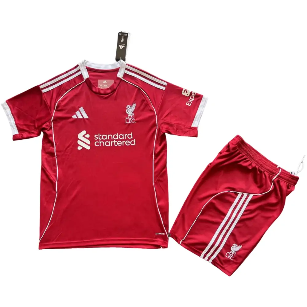 25-26 Liverpool Home Shirt - Adult Suit