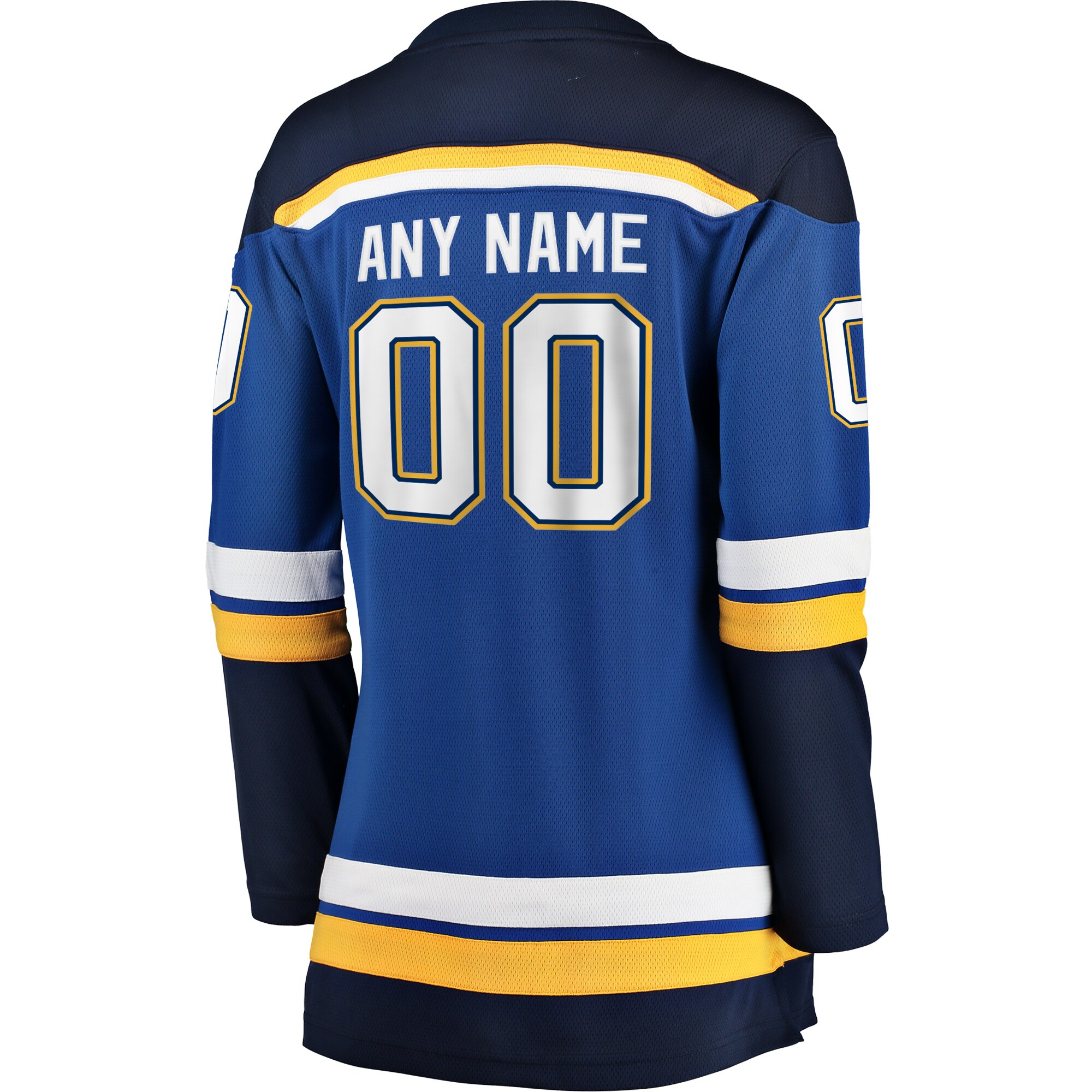 St. Louis Blues Fanatics Women’s Home Breakaway Custom Jersey – Blue