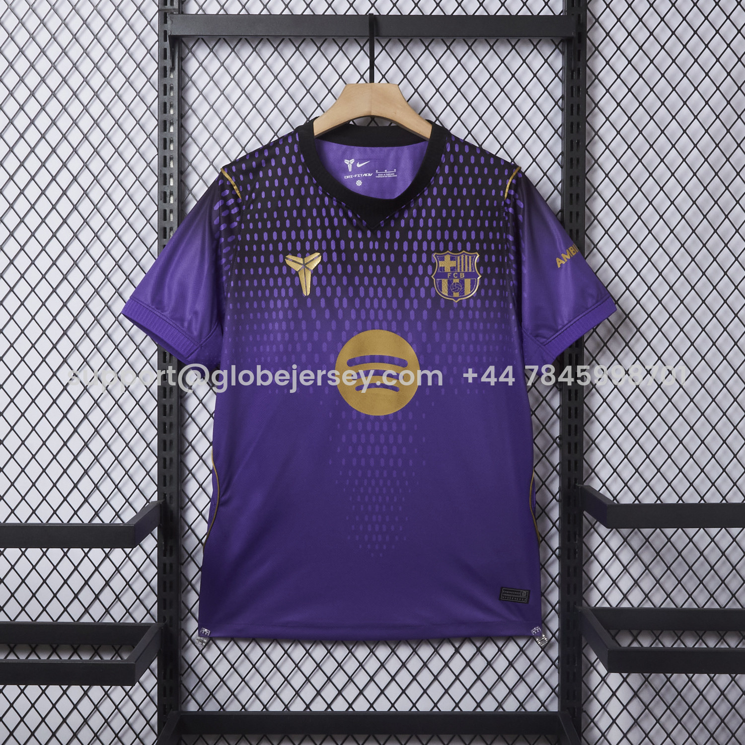 Barcelona 26-27 Away Purple-Black Gradient Jersey - Fans Version
