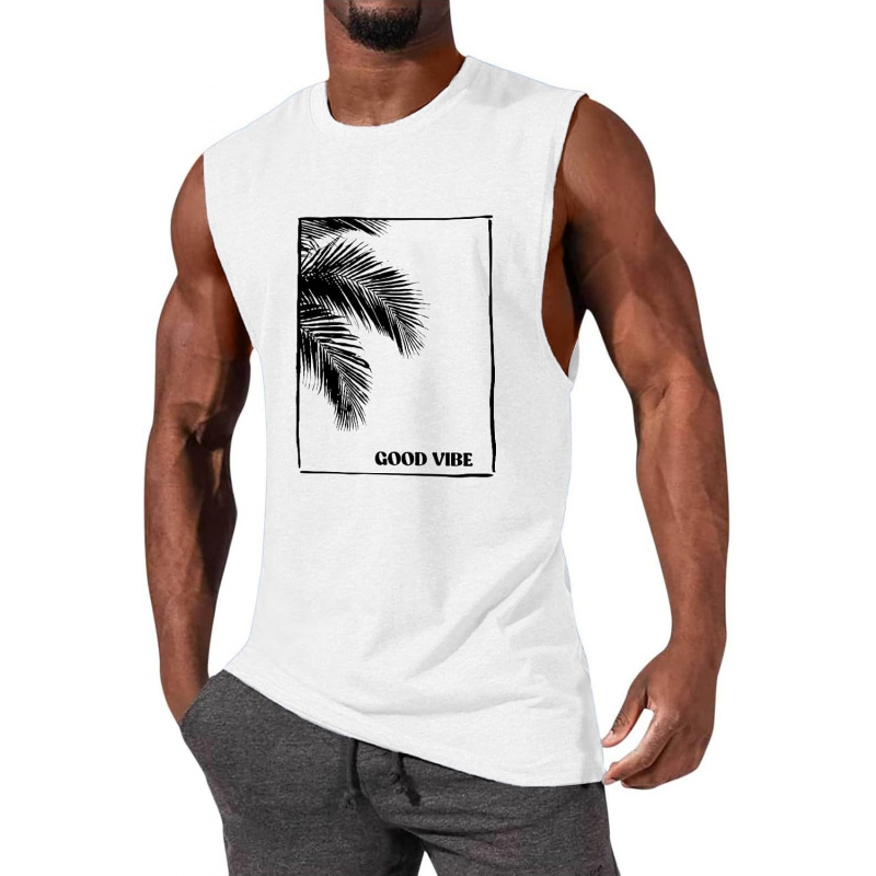 Men's Tank Tops Sleeveless Tee Shirts Casual Summer