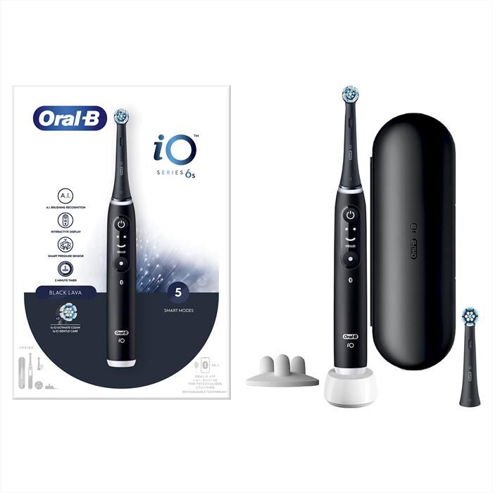 ORAL-B - Spazzolino elettrico IO6 SERIES-Nero