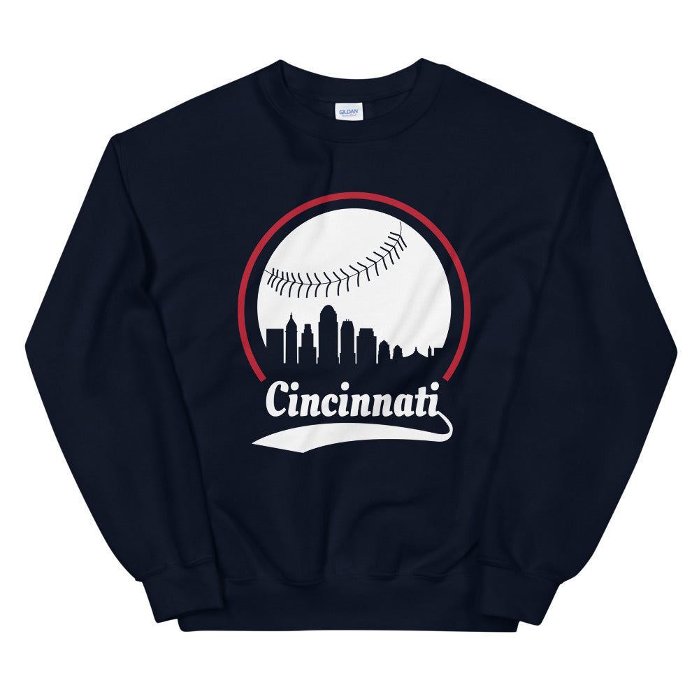 Unisex Cincinnati Reds Baseball Crewneck Sweatshirt