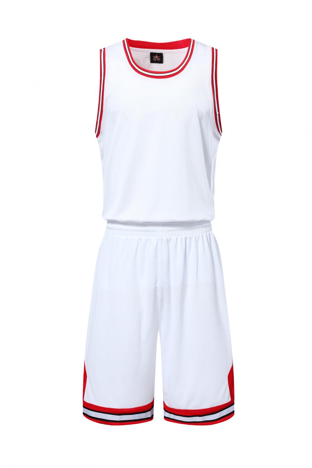 Bulls basketball uniform white suit（Customizable name and number）