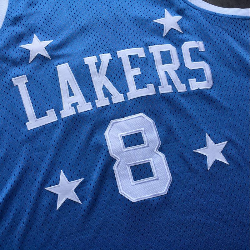 Mitchell & Ness Lakers #8 Kobe 04-05 Season Four-Star Retro AU Edition Embroidered Jersey