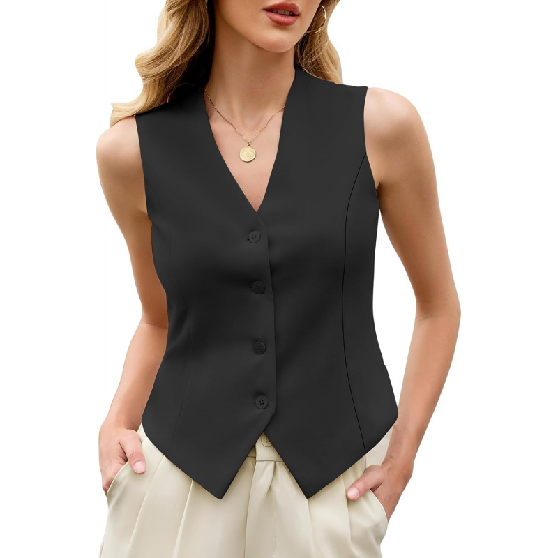 Tops for Women Sleeveless V Neck