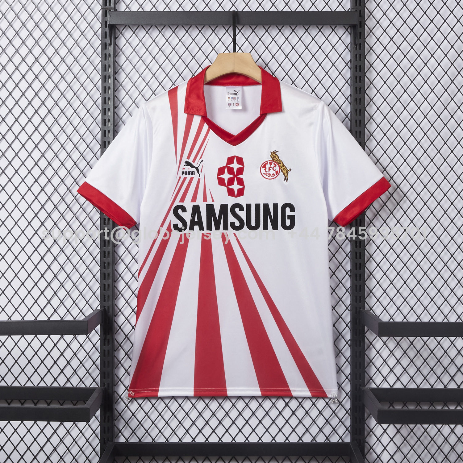 Retro 1. FC Köln 1990-91 Home Jersey