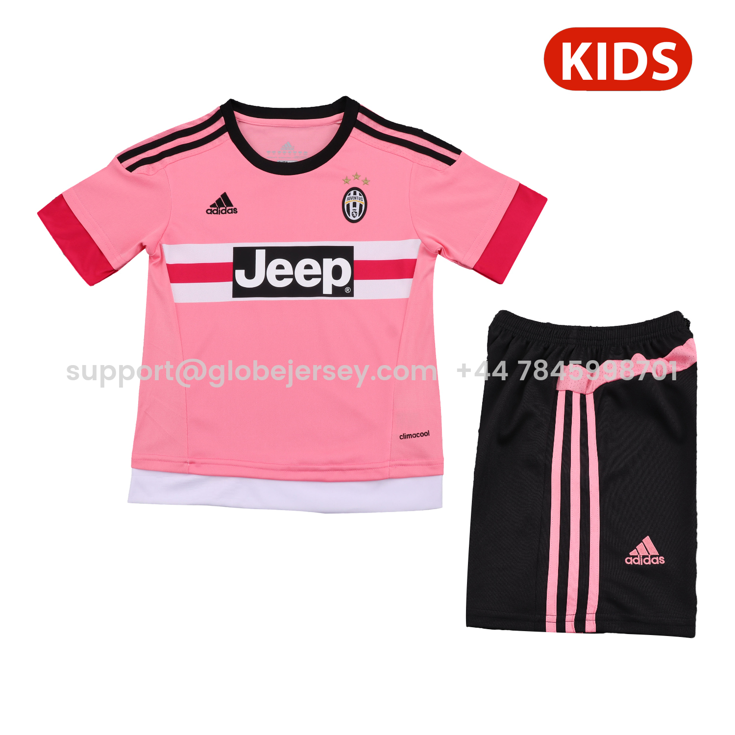 Retro Juventus 2015-16 Away Kids Kit