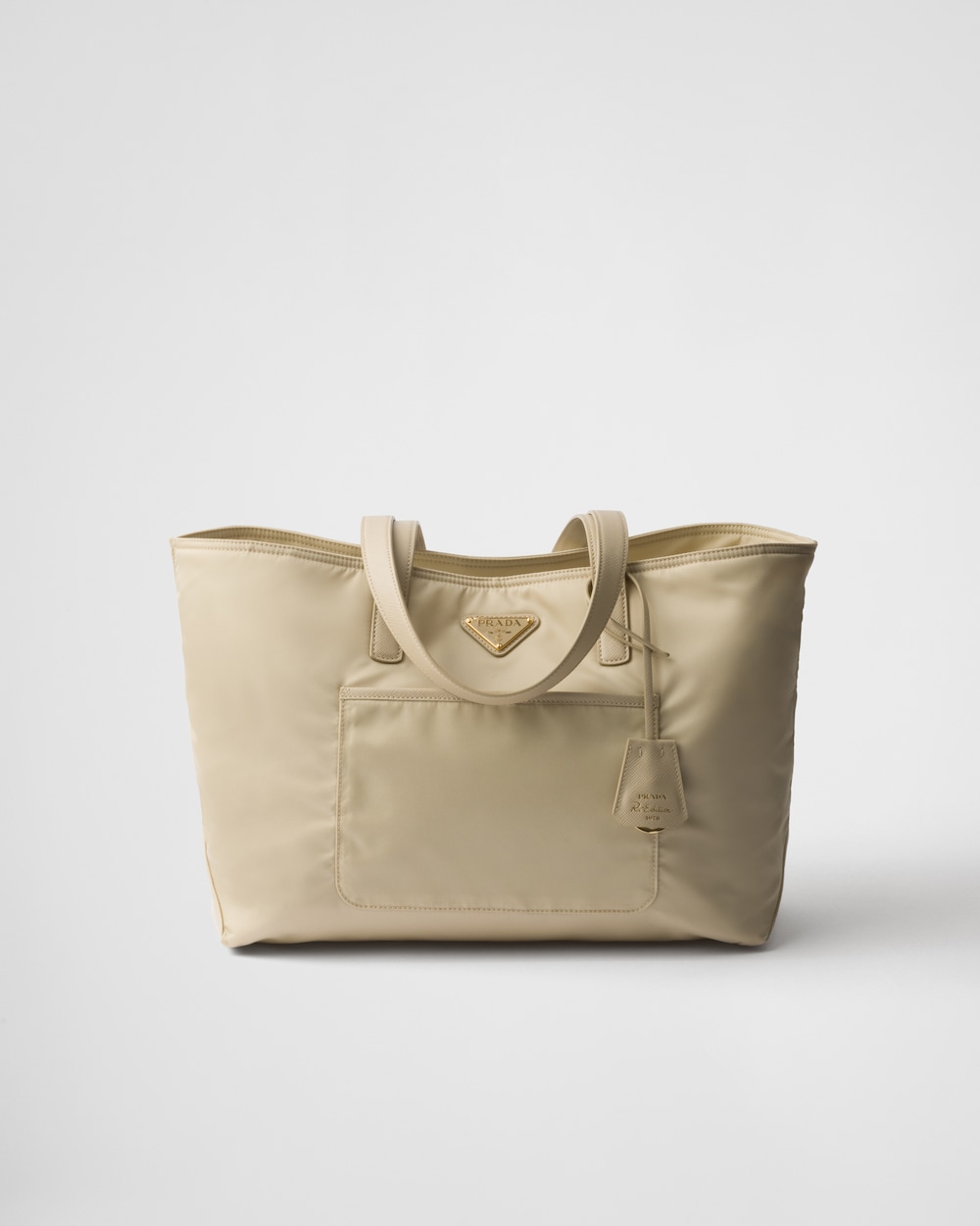 Re-Edition 1978 Medium Re-Nylon and Saffiano Leather Tote Bag