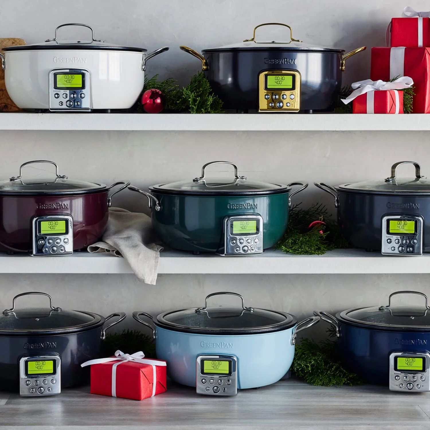 GreenPan Elite 6-Quart Essential Smart Skillet | Black