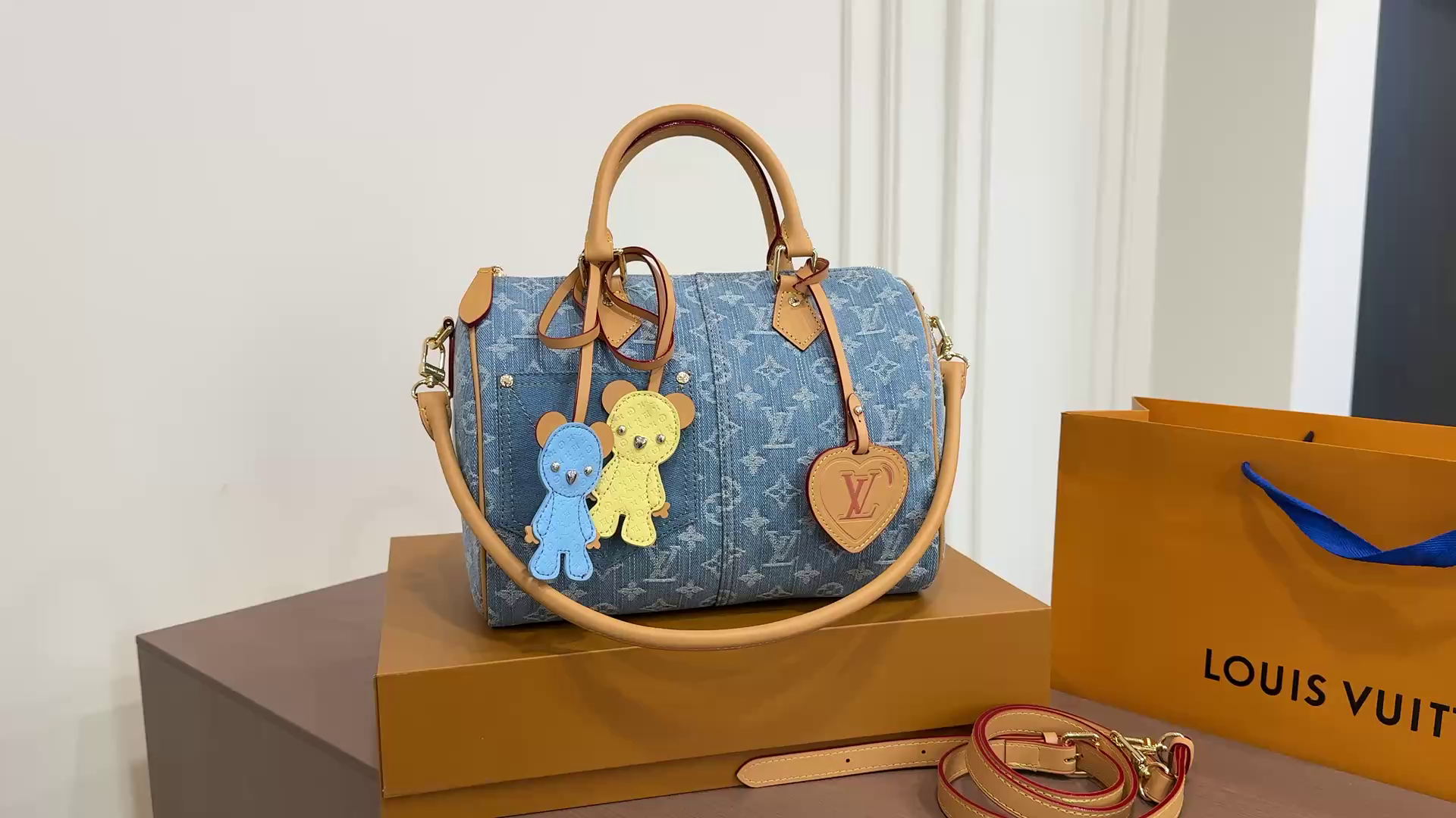 LV Speedy Soft 30 Monogram Denim Bag