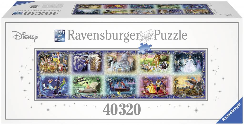 Ravensburger Puzzle of 40.000 pieces: Disney