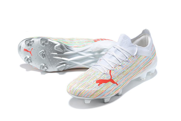 Fully knitted waterproof FG football shoes