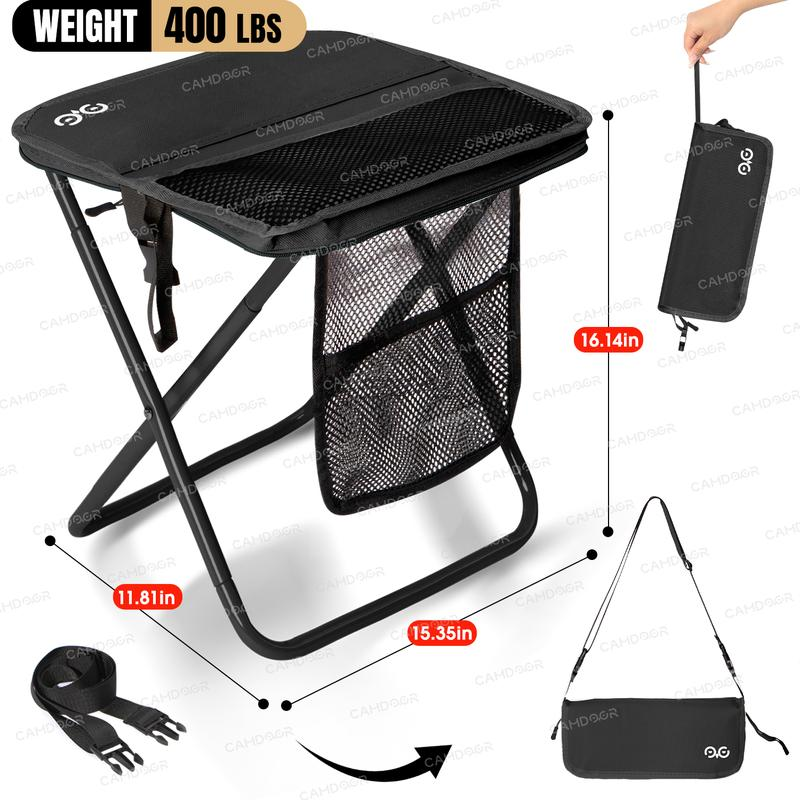 Portable Outdoor Folding Chair with Shoulder, Strap Ultra Light 1.5 lbs