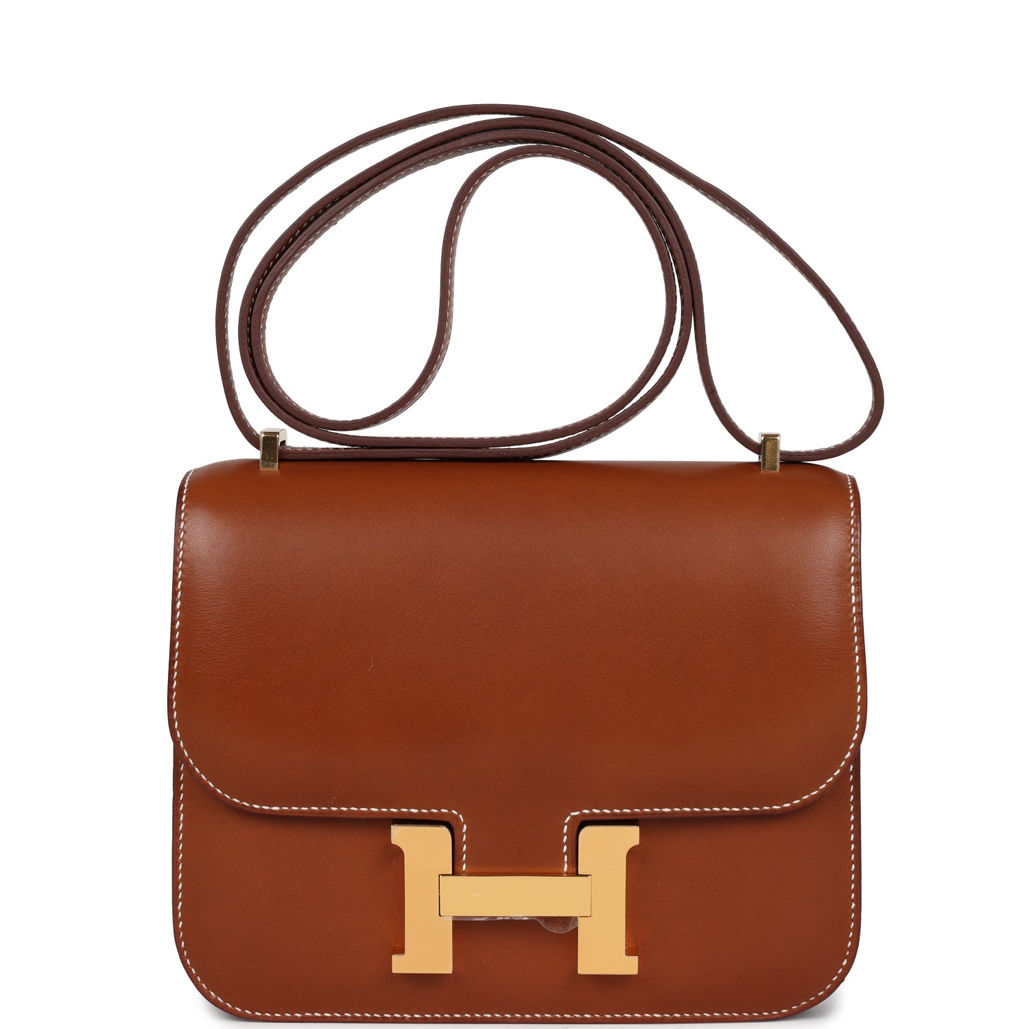 Constance 18 Fauve Barenia Gold Hardware