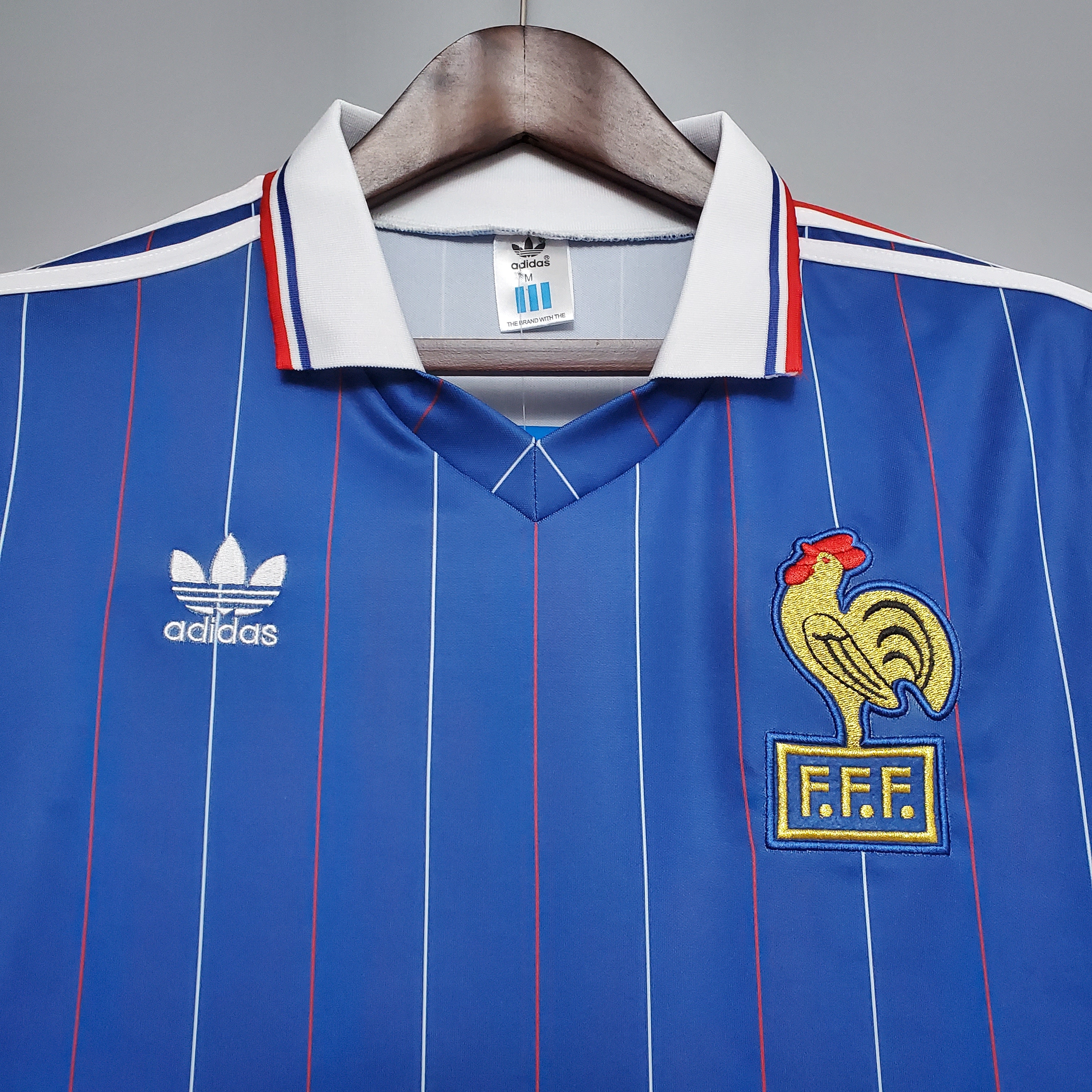 1982 France home retro jersey 1:1 Thai quality-Fans Edition