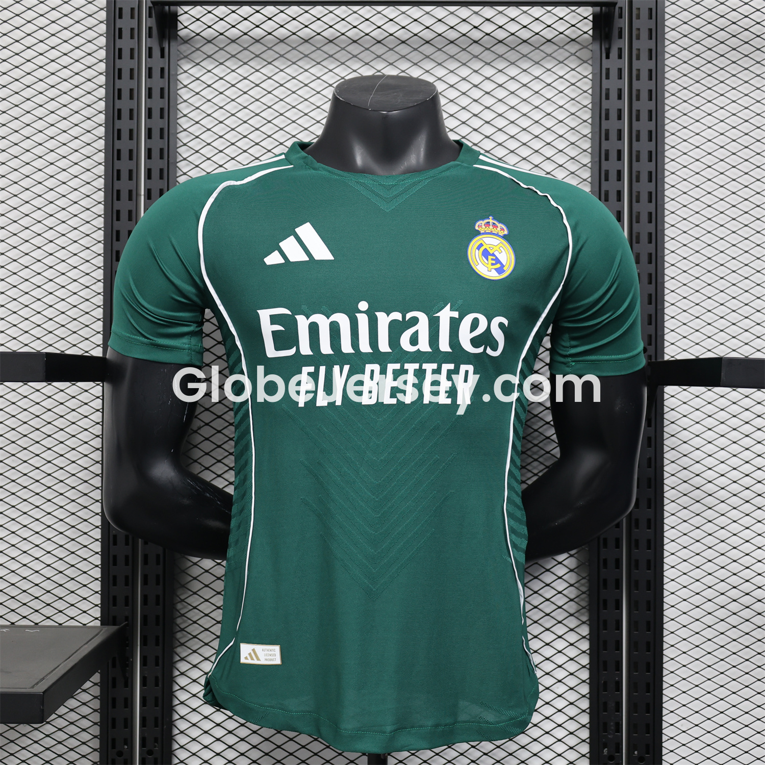 Real Madrid 25-26 Green Teamgeist Collar Special Edition Jersey - Player Version