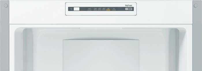 BOSCH - Frigorifero Combinato KGN36NLEA Classe E 186x60 cm-Metal look