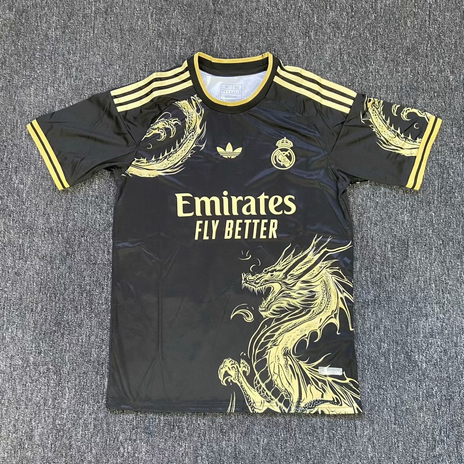 2024/2025 Real Madrid Special Glod Dragon Football Shirt 1:1 Thai Quality