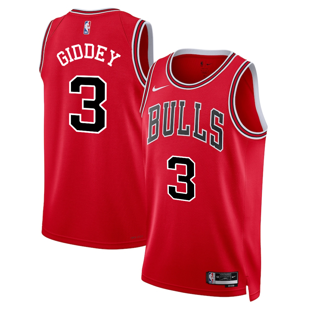 Josh Giddey Chicago Bulls Jersey – Icon Edition