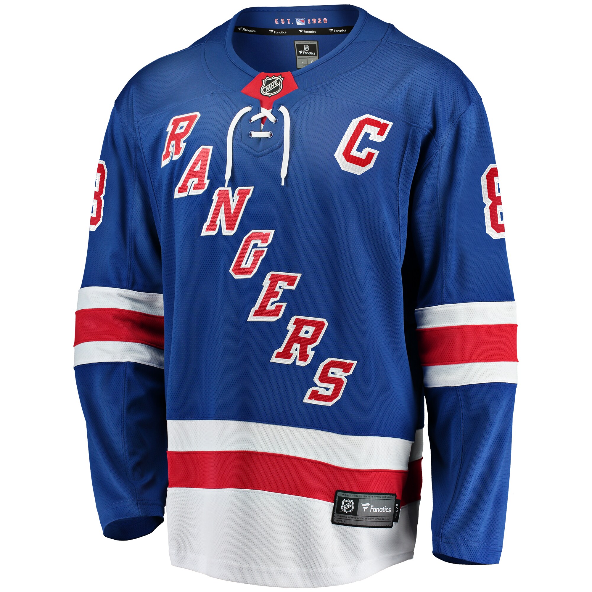 Jacob Trouba New York Rangers Fanatics Home Breakaway Jersey – Blue