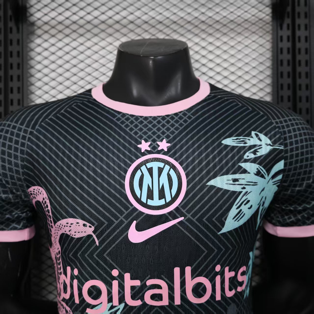25-26 Inter Milan Special Edition Black and Pink Jersey - Player Edition