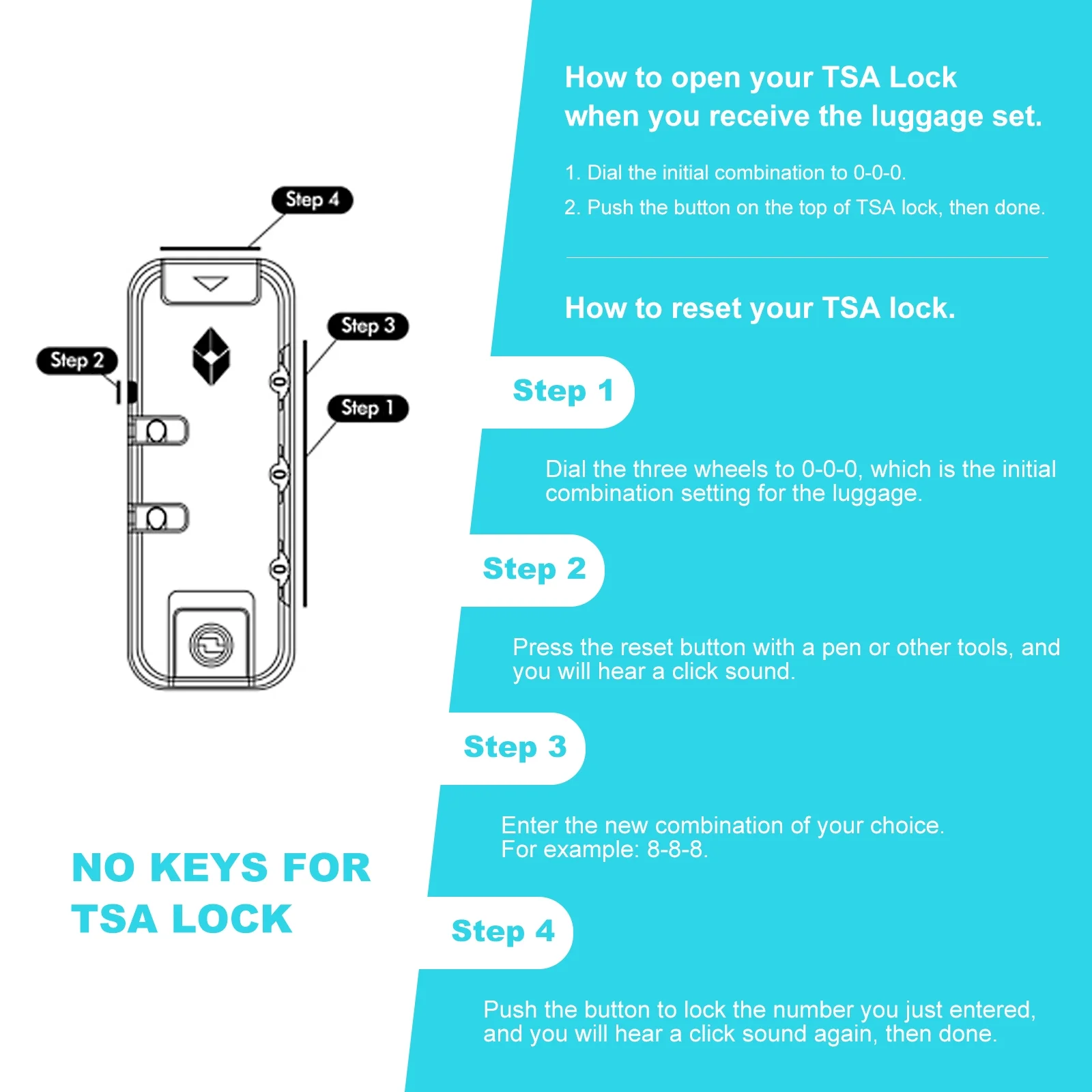3 Pieces Luggage Sets, Expandable ABS Hardshell Clearance Luggage, Hardside Lightweight Durable Suitcase Sets with Two Hooks, Spinner Wheels and TSA Lock, 20in/24in/28in Travel Suitcase, Turquoise