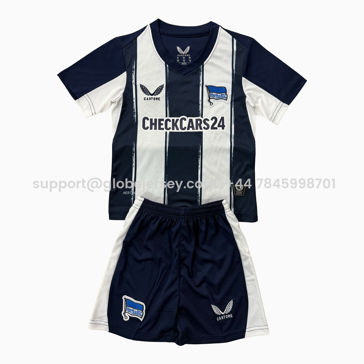 Hertha BSC 25-26 Home Men's Adult Jersey Set - Fans Version