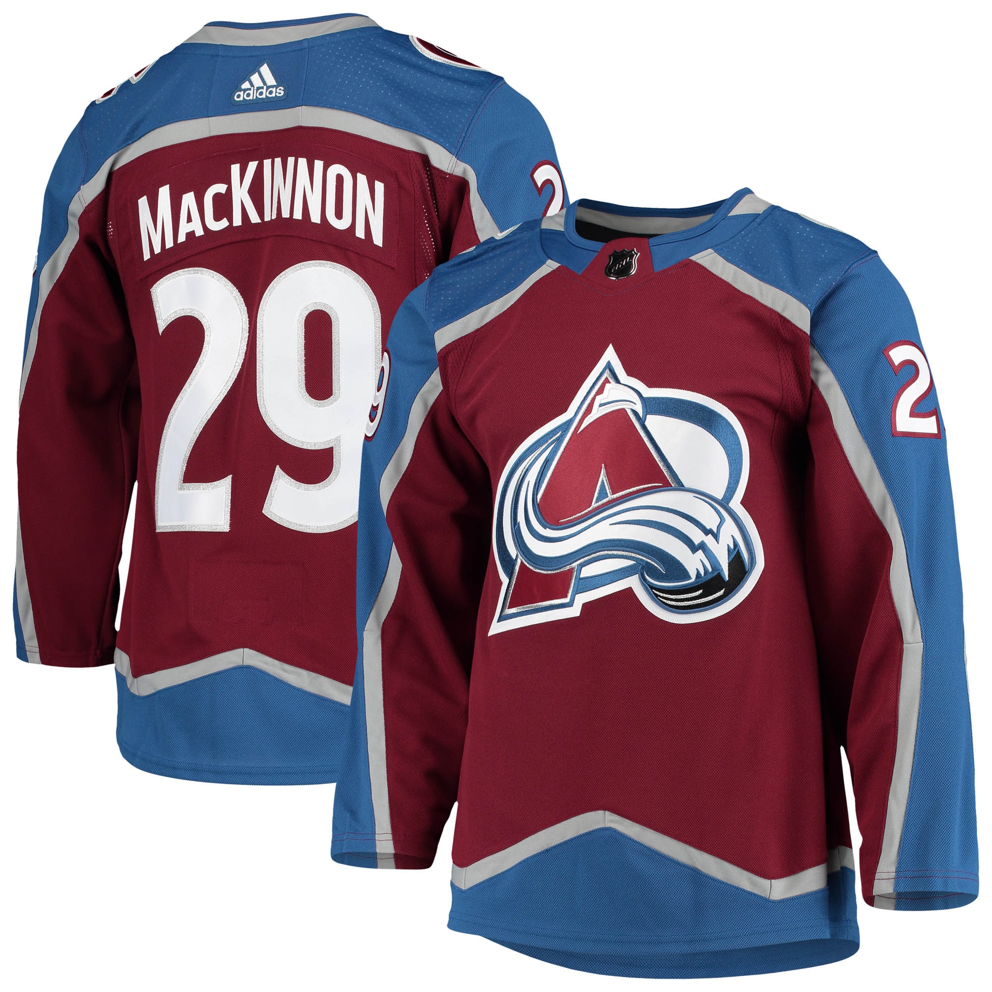Nathan MacKinnon Colorado Avalanche  Home Primegreen    Jersey – Burgundy