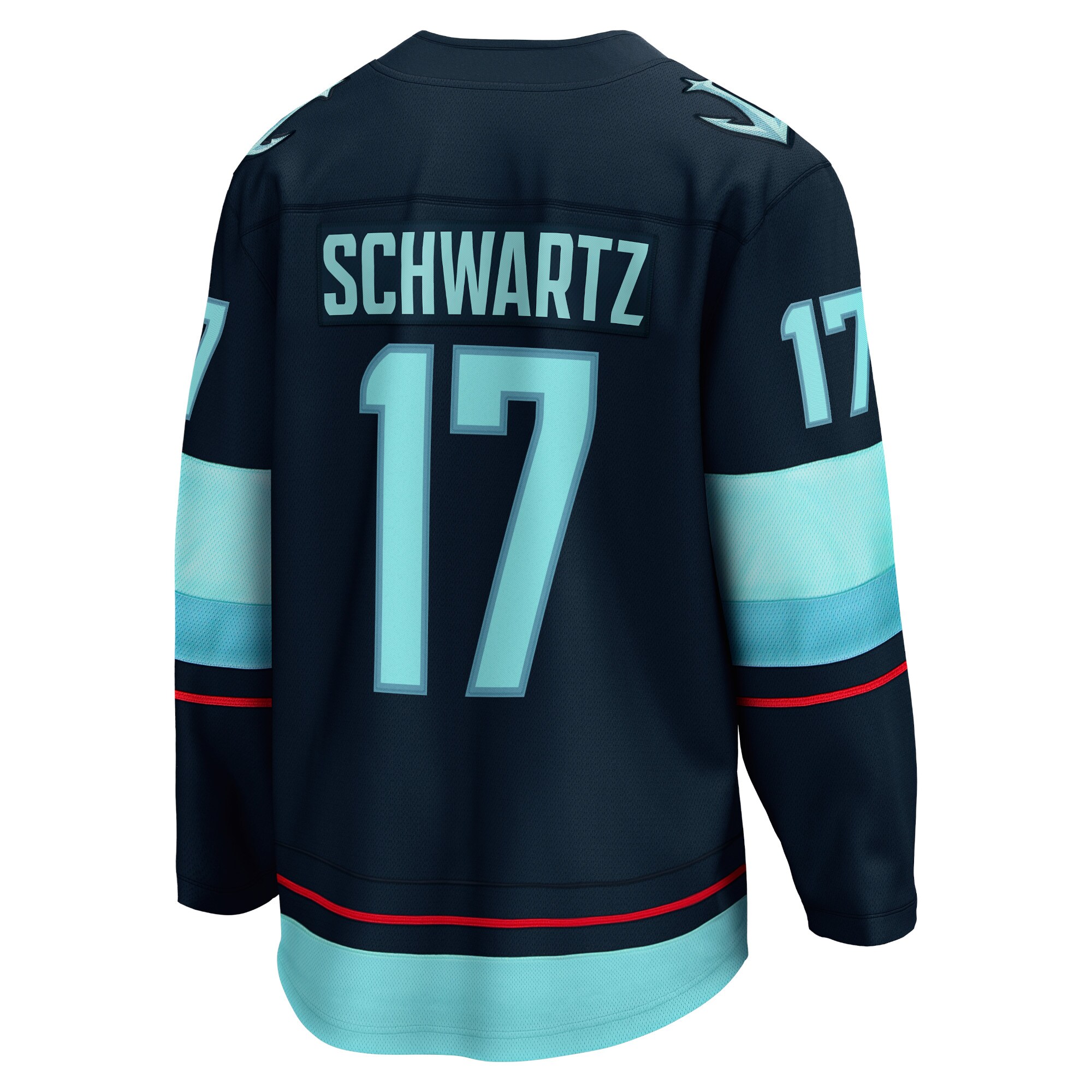 Jaden Schwartz Seattle Kraken Fanatics Home Breakaway   Jersey – Navy