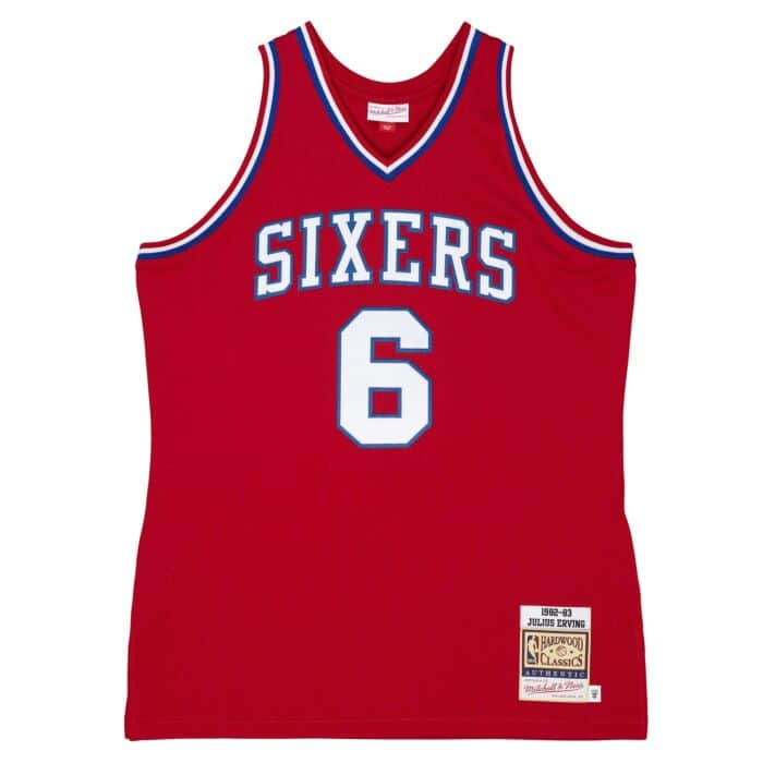 Julius Erving Philadelphia 76ers 1982-83 Jersey
