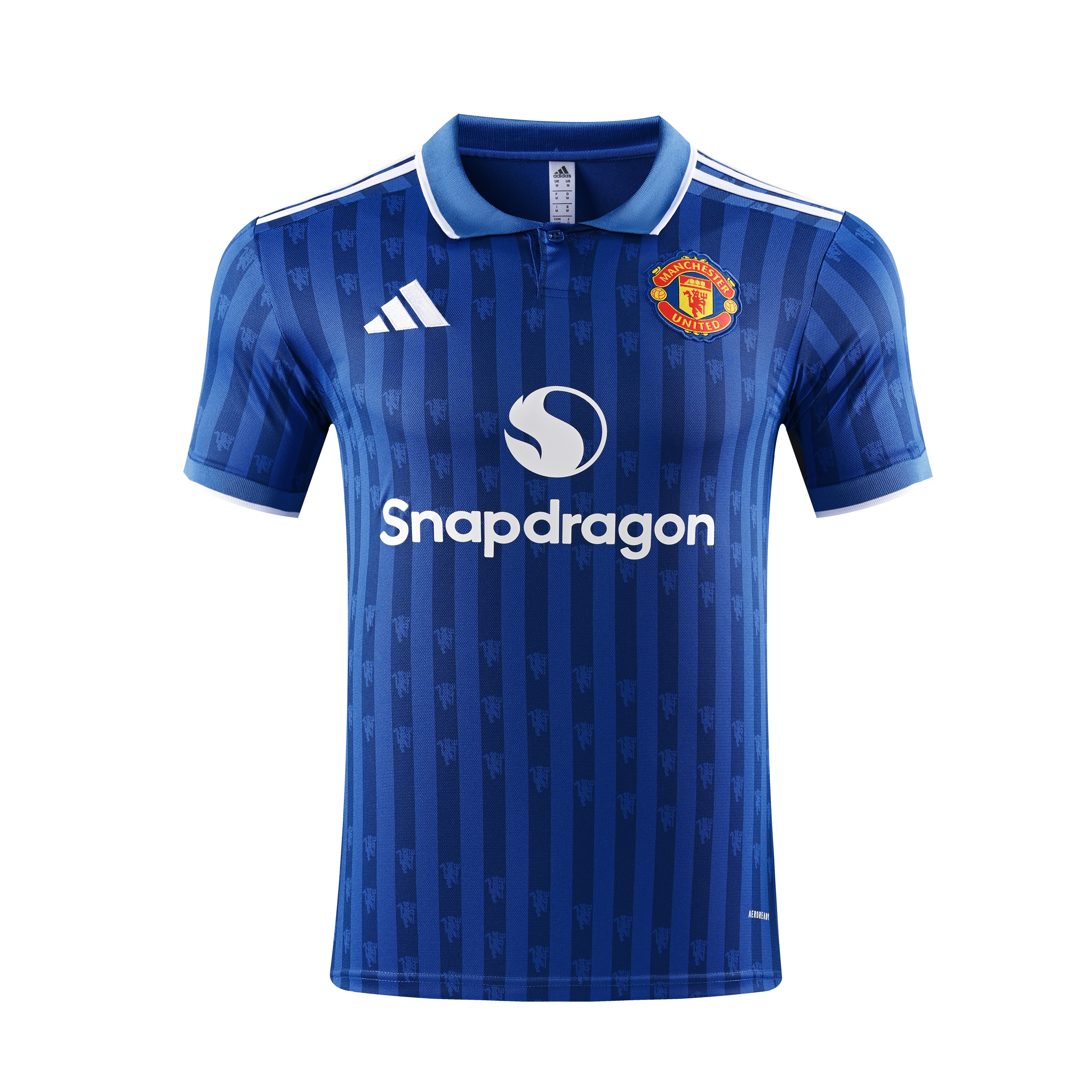 25-26 Manchester United (POLO) Blue Training Jersey - Fan Edition