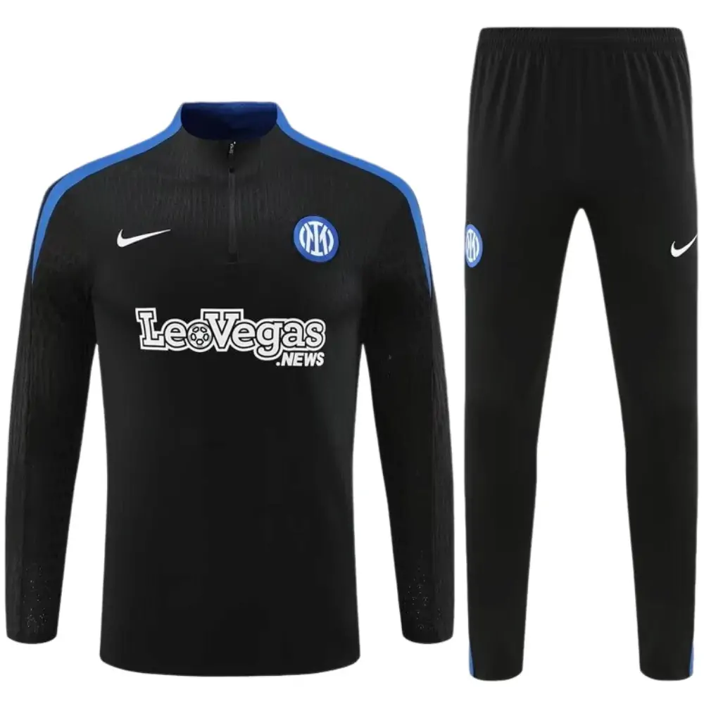 2024/25 Inter Milan half-pull training jersey black 1:1 Thai quality set
