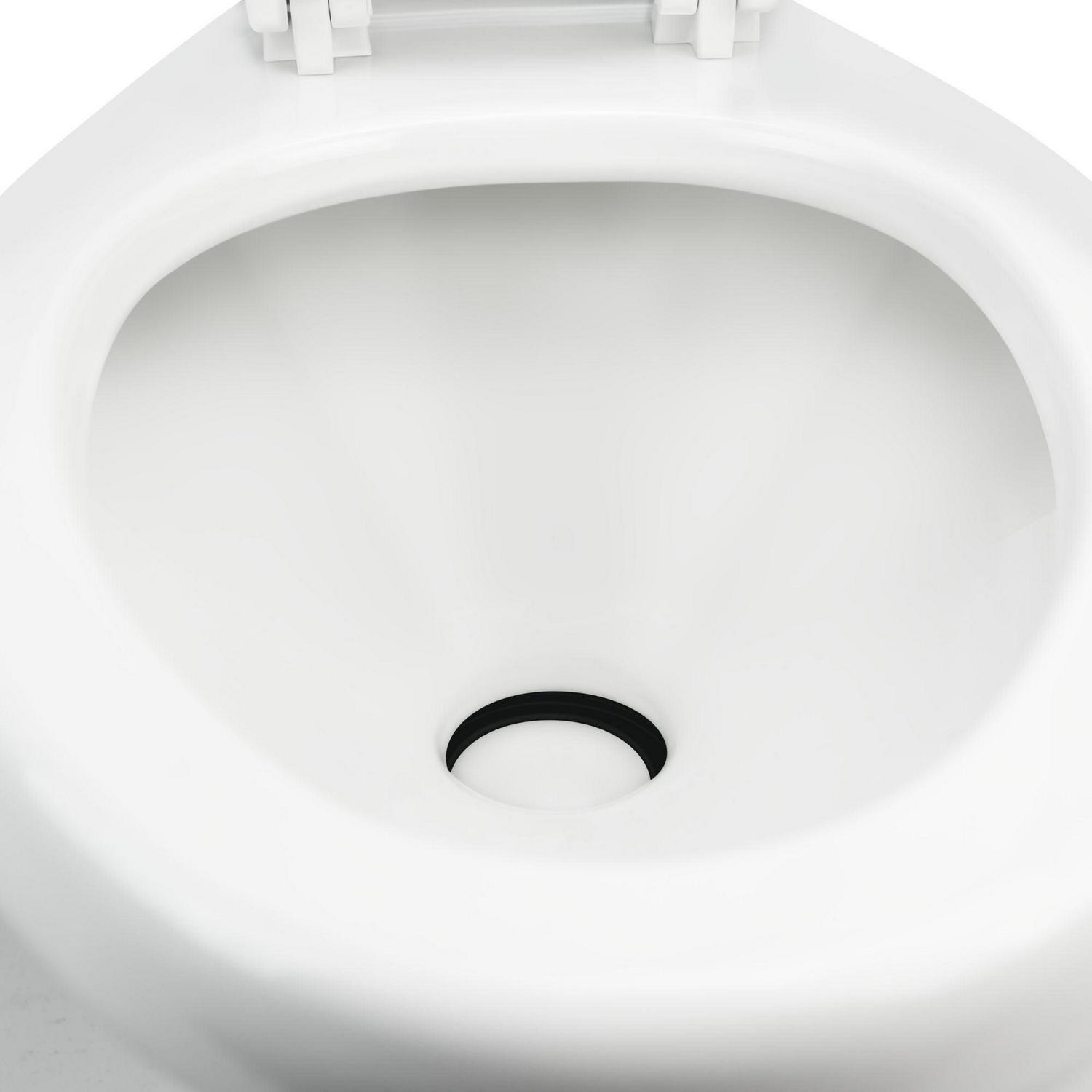 Dometic 320 RV Toilet | White | 302320081 | Standard Height | Gravity Toilet | Elongated Ceramic Bowl | Flush with Foot Pedal | For RVs. Trailers. and Outdoor Campers
