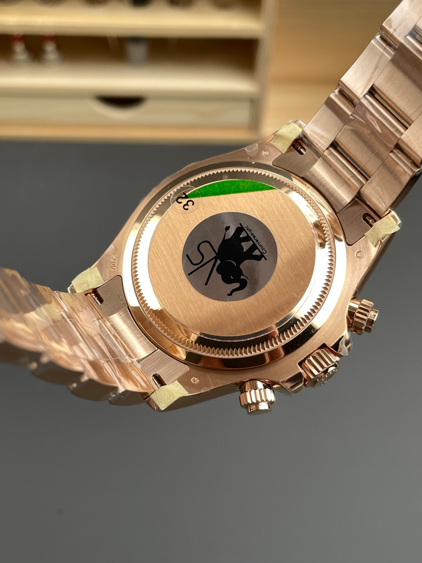 Rolex Daytona Full Rose Gold Black Gold