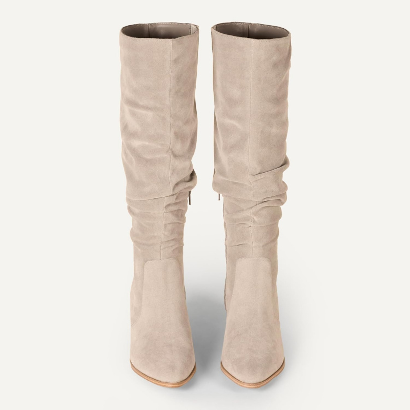 Women's Tall Block Heel Knee High Boots
