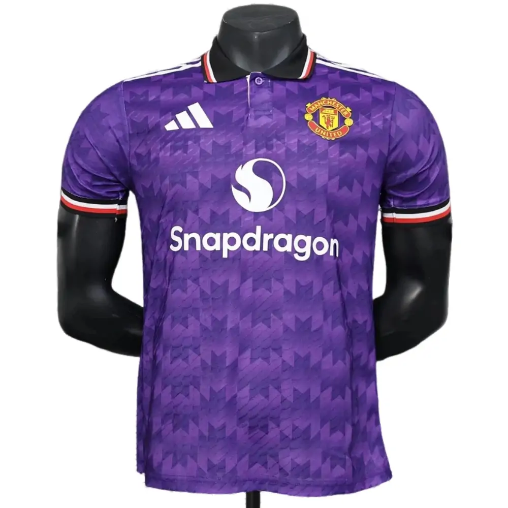 2025-26 New Season Manchester United Special Edition Purple Jersey - Player Edition