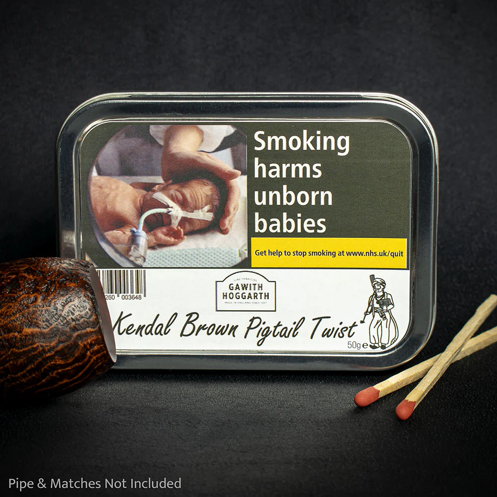 Gawith Hoggarth Brown Pigtail Twist - 50g Tin