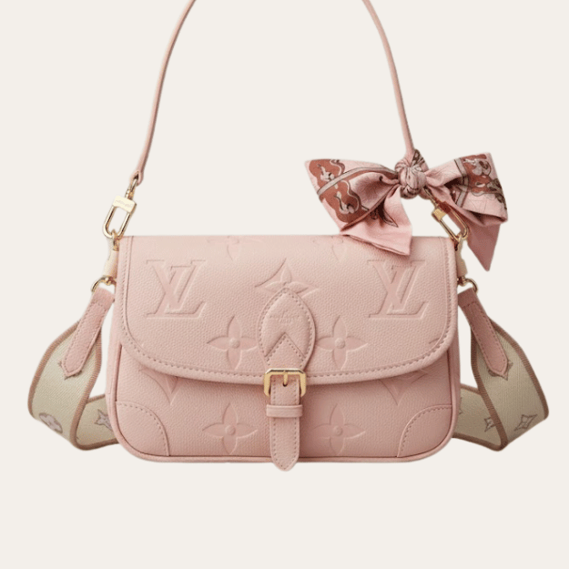 Louis Vuitton Diane Monogram  Pink 9.4 Inches M13231