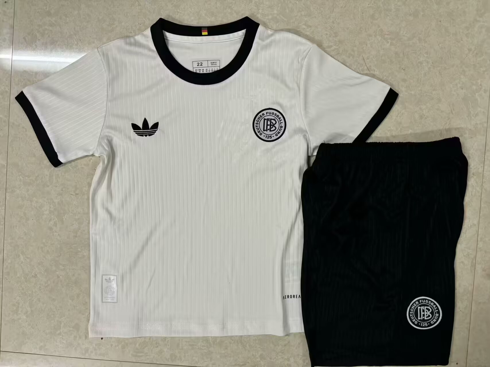 2025 Kids Size Germany 125th Anniversary Edition White Football Shirt 1:1 Thai Quality