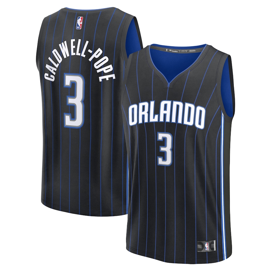 Youth Orlando Magic Kentavious Caldwell-Pope Fanatics Black Fast Break Replica Player Jersey - Icon Edition