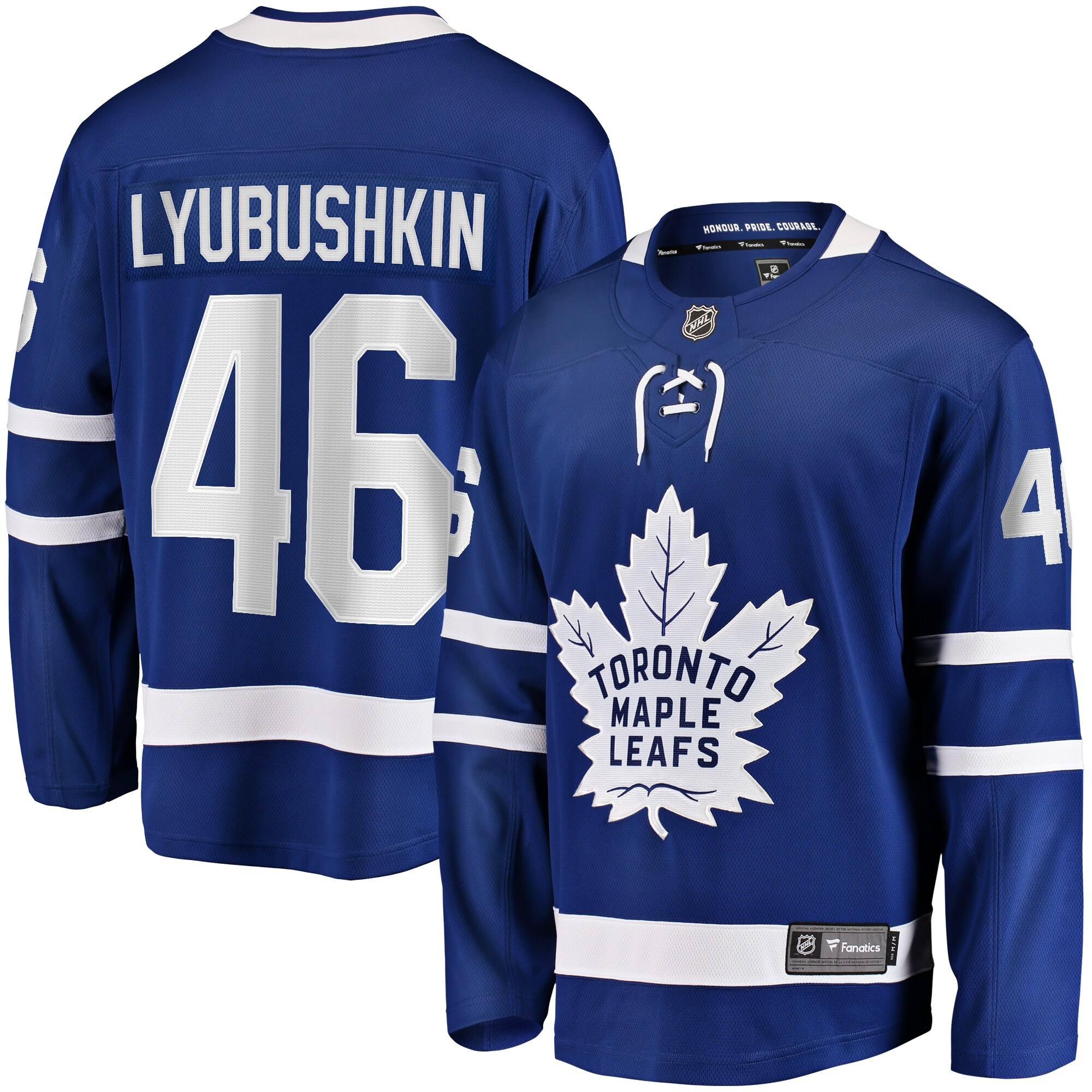 Ilya Lyubushkin Toronto Maple Leafs Fanatics Home Premier Breakaway   Jersey – Blue