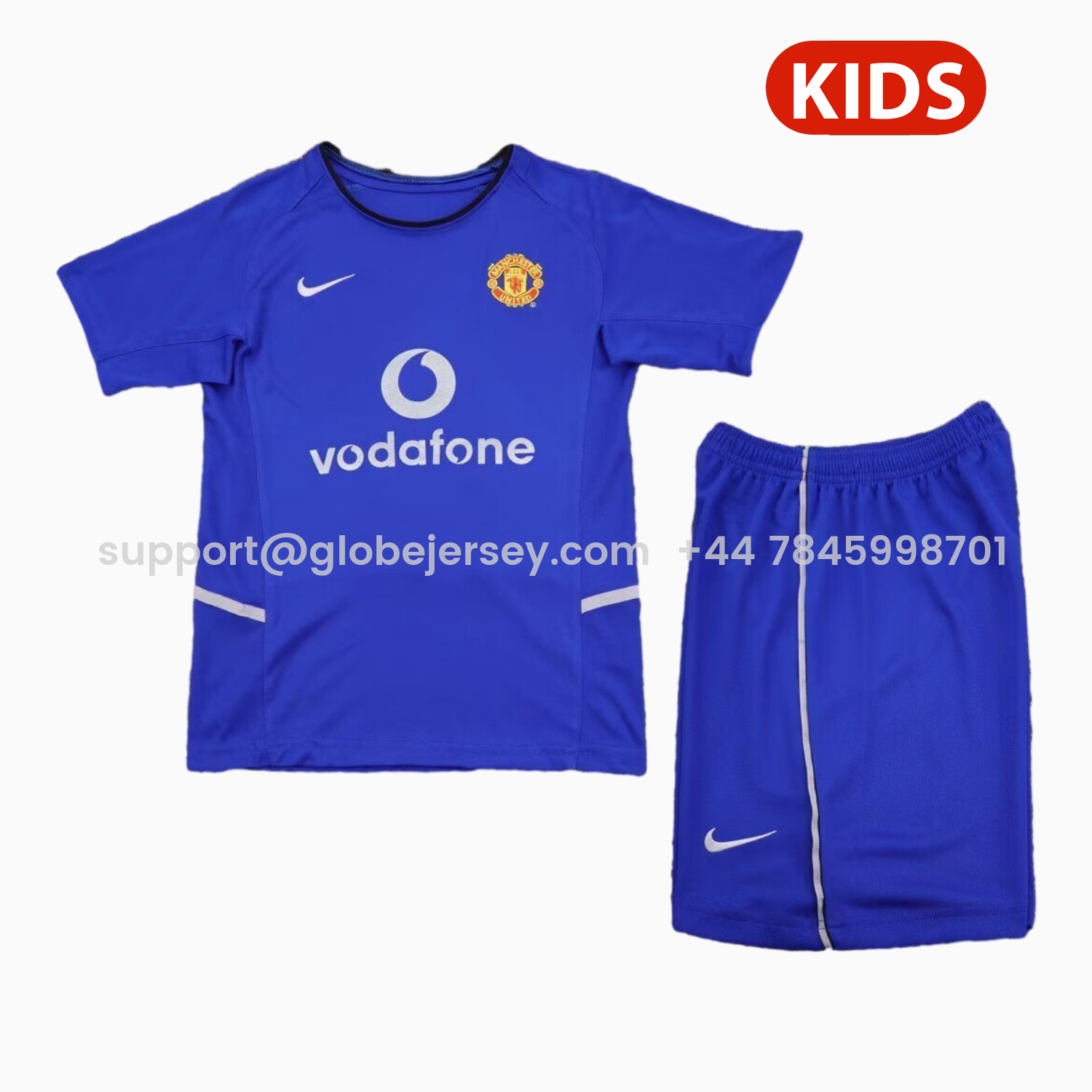 Retro Manchester United 2002-03 Third Kids Kit