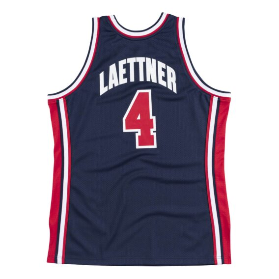 USA team 1992 jersey. Christian Laettner. Number 4