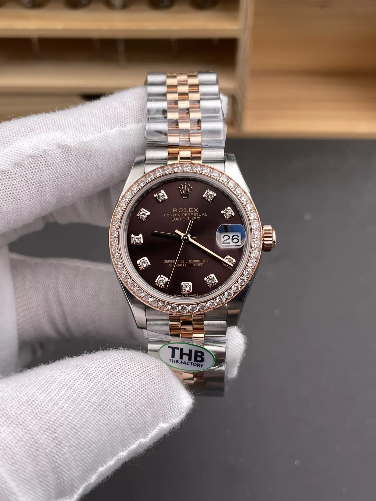 Rolex Datejust Two-Tone Rose Gold Ladies 31mm