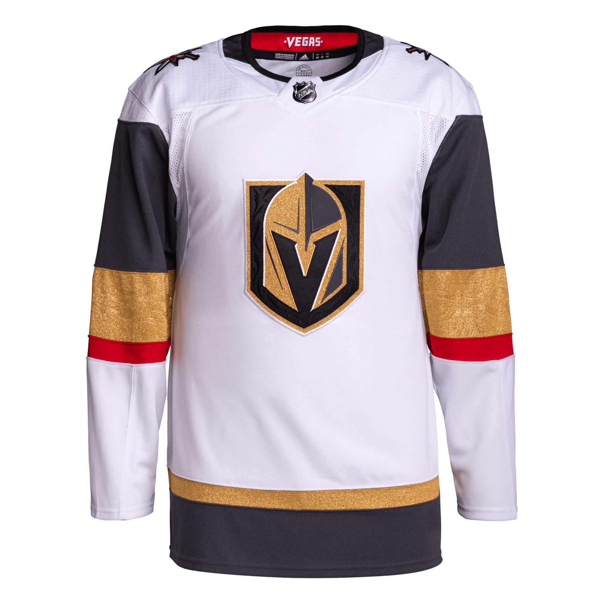 Vegas Golden Knights  Away Primegreen  JerseyÂ â€“ White