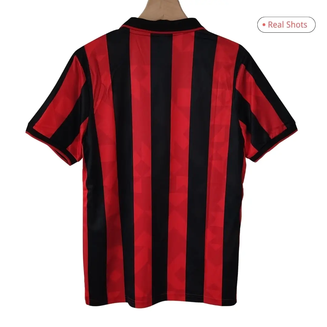 AC Milan 1993/94 Home Retro Soccer Jersey